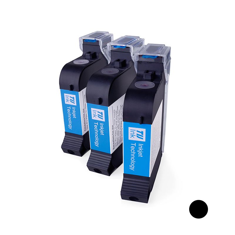 TIJ black solvent quick-drying ink cartridge